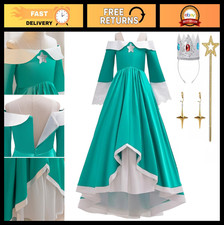Girls' Princess Rosalina Costume - One Shoulder Fancy Dress Gown with Accessorie