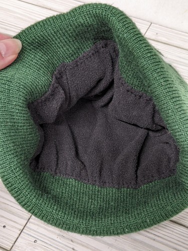 Hello Fresh beanie Green Striped hat One Size Fits Most - Picture 4 of 8