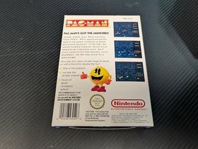 Pac-Man Nintendo NES PAL UKV Complete Box Manual Poster Dust Sleeve CIB