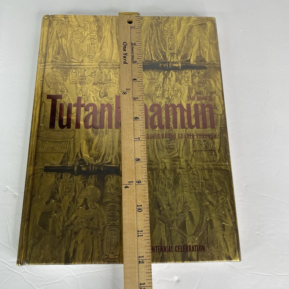 Tutankhamun Treasures of the Golden Pharaoh Centennial Celebration Hawass HC New - Image 4 of 4