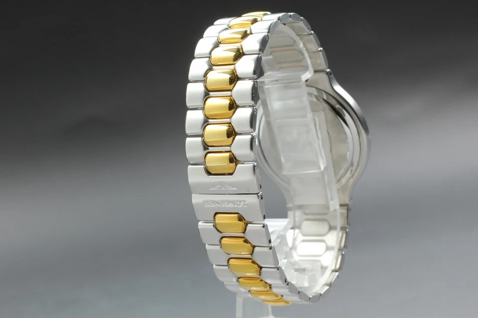 *Near MINT* Longines Conquest V.H.P L1.613.3 Gold 35mm Quartz Men's Watch JAPAN - Image 4 of 4