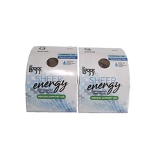 New Women's 2 Pr. L'eggs Sheer Energy Medium Support Compression Tights Suntan Q