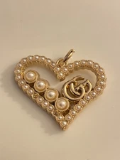 Gucci Zipper Pull Button Stamped Charm