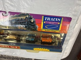 Micro Machines Trains Series Cannonball No. 9 Set Galoob 1989 Sealed New Toy