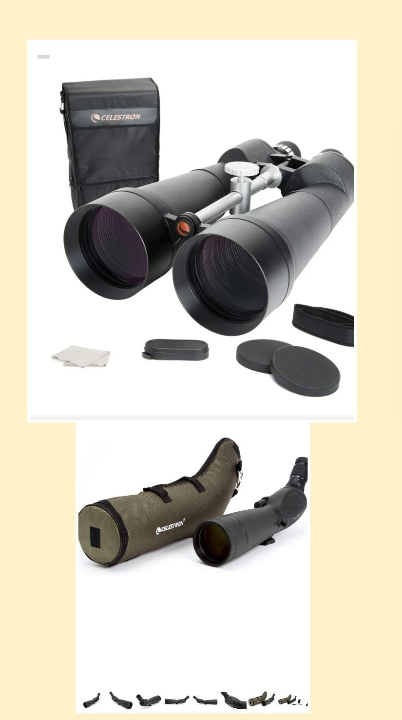 2 NEW! Celestron &ndash; SkyMaster 25X100 Binocular and Trailsee