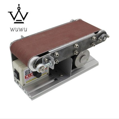 220V Metal Woodworking Sanding Machine Multifunctional Desktop Belt Machine