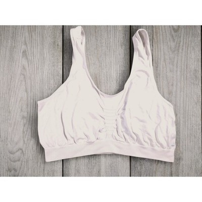 Bali Comfort Revolution Wirefree Microfiber Crop Top Bra PLus Size 3X XXX 3XL