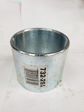 Halex 64030/732-251  3" Galvanized Coupling for Rigid & IMC Conduits