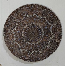 Wooden Printing Block Stamp Pottery Stamp Textile Fabric Stamp Border Designs 06