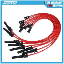 JDMSPEED Red Silicone Spark Plug Wires FIT 2003-2005 Dodge/Chrysler 5.7L Hemi