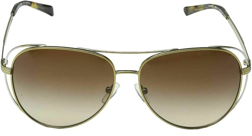 Loewe Women Sunglasses White Gold Mirror Pilot LW40132I 24C NEW AUTHENTIC Loewe Smoke Mirror Pilot Unisex Sunglasses LW40132I 24C 65  main image 4