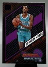 2023-24 Panini Donruss Brandon Miller Retro Series Purple Press Proof #3 Rookie