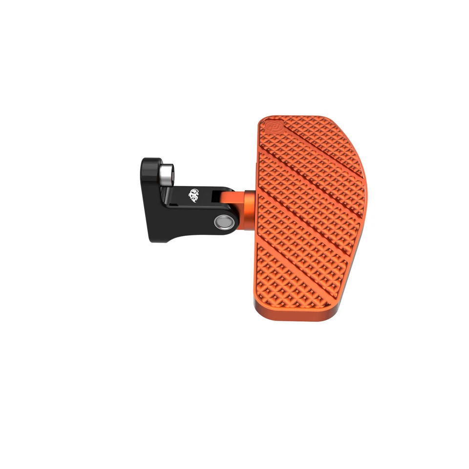 "Estriberas de pasajeros naranja de 8"" para Harley 93-más tarde Touring FLHR/I Foto 3 de 4