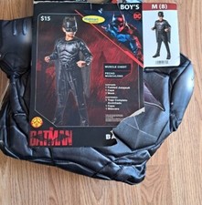 Boys Batman One Piece Jumpsuit Costume / Pajamas / Playsuit  MANY SIZES  NEW