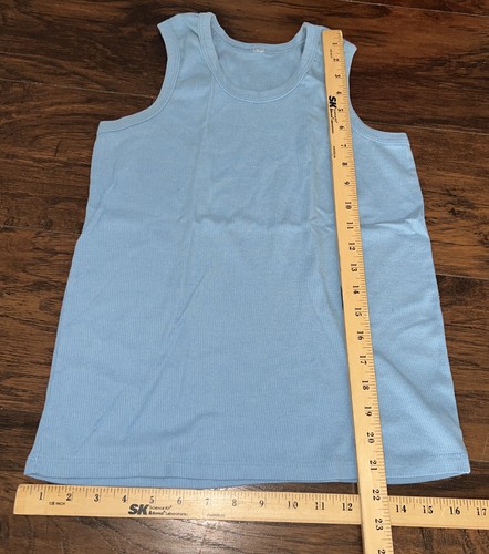 Tommy Hilfiger, Strawberry Blue Gray Back tank top Unisex size 10 Lot Of 5 - Picture 2 of 11
