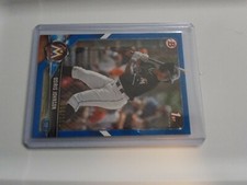 2018 Bowman Osiris Johnson Blue Parallel 1st Prospect #008/150 Marlins 