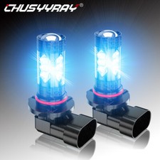 For Ford F150 F250 F350 Super Duty 50W 8000K Ice Blue LED Fog Lights Bulbs 2Pcs
