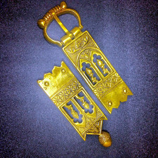 Medieval Belt Set from England, Buckle  Strap End Replica For Girdle Belt 30mm