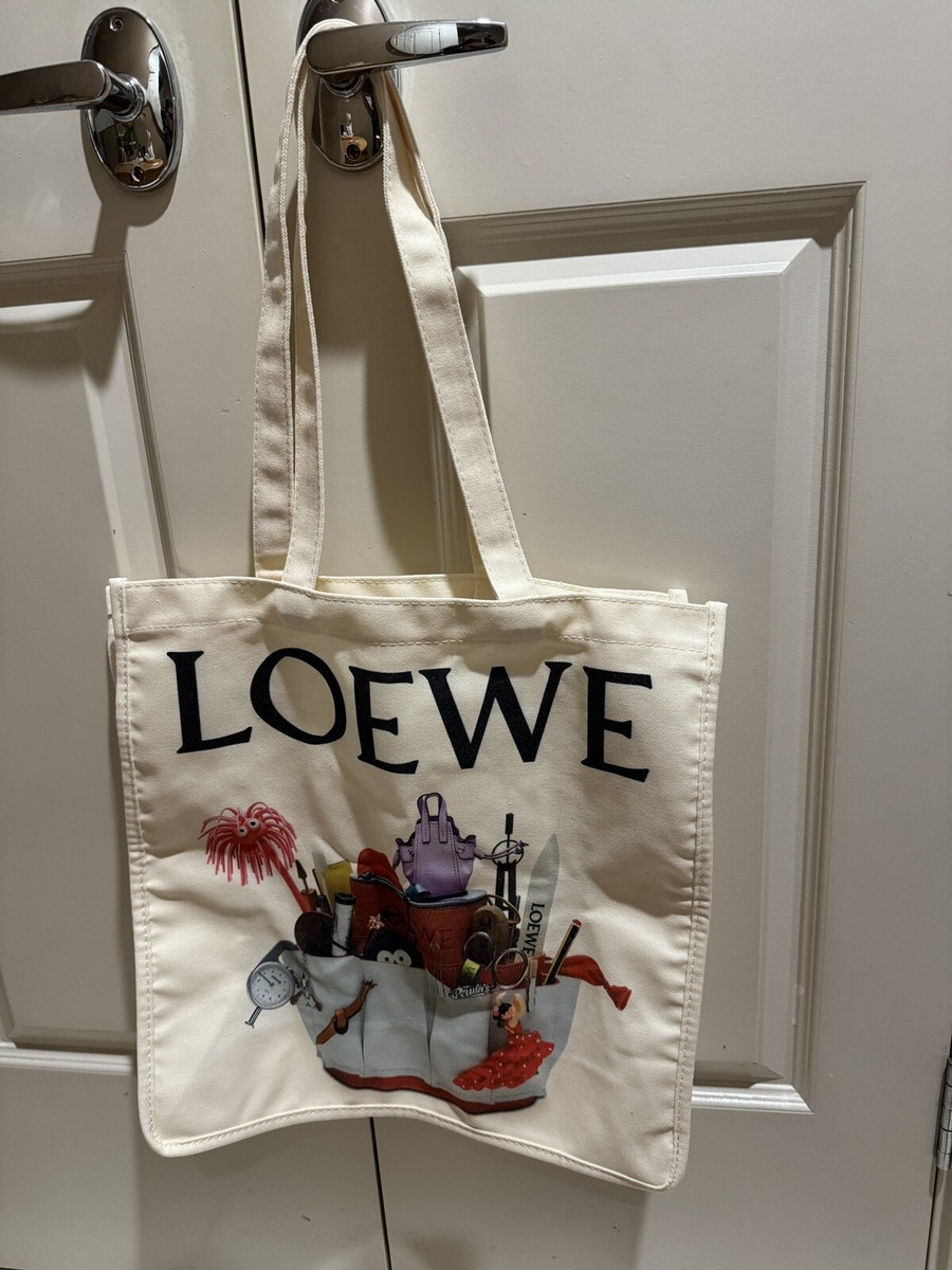 Loewe Crafted World Novelty Tote Given With Exhibition Canvas