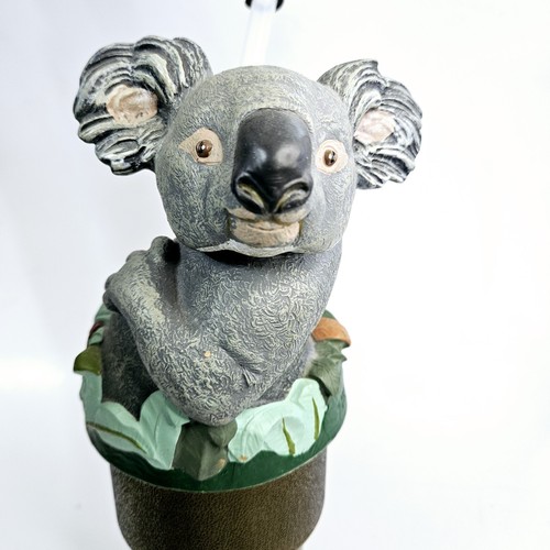 Vaso de colección Drinkworks Koala Cup Topper 1999 San Diego Zoo coleccionable - Imagen 2 de 8