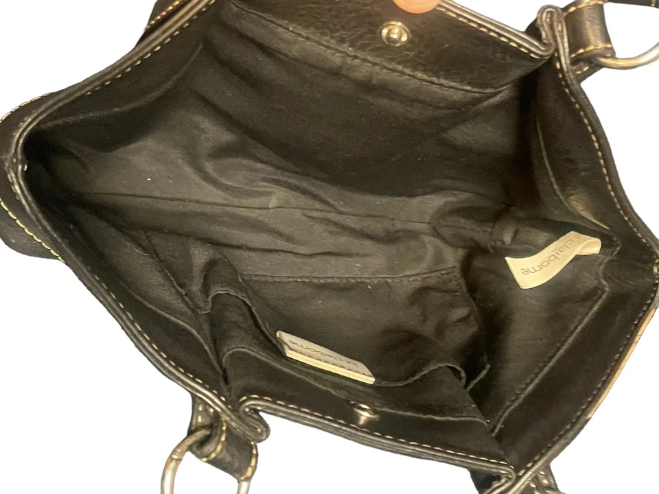 Bolso de Hombro Liz Claiborne Baguette Negro Simple Decorativo Costura Foto 4 de 4