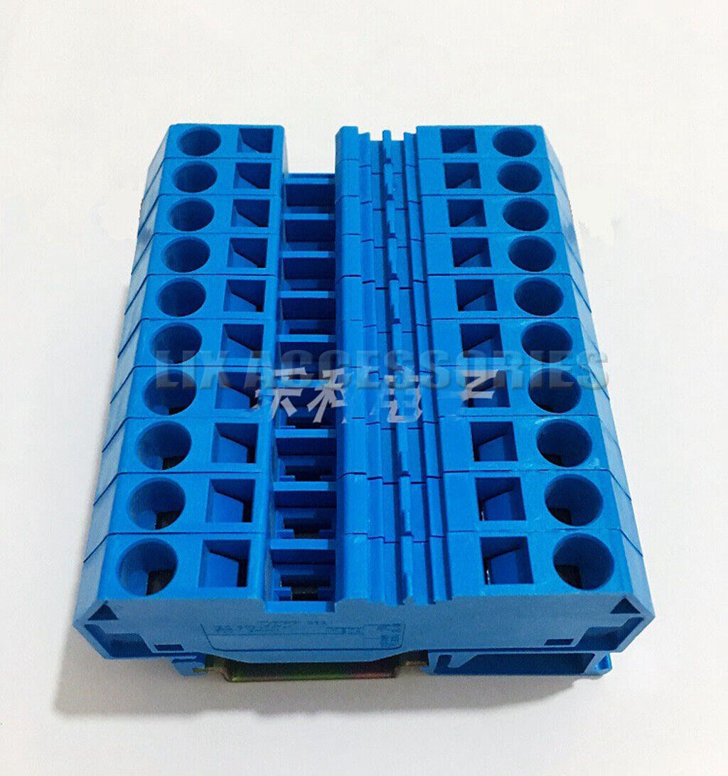 100pcs 282-904 Rail-Mounted Self-Locking 2-Wire Terminals with Quick Disconnect #F2