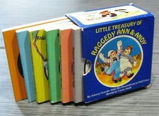 Little Treasury Of RAGGEDY ANN AND ANDY 1984 Book Set Of 6 With Box