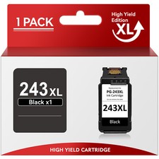 1PK PG-243XL Black Ink Cartridge for Canon 243 PIXMA MG2420 MG2922 MG2924Printer