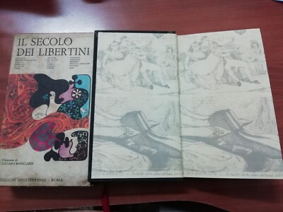 IL SECOLO DEI LIBERTINI - CLASSICO EROTICO - RARO ROMANZO CON CUSTODIA,OCCASIONE