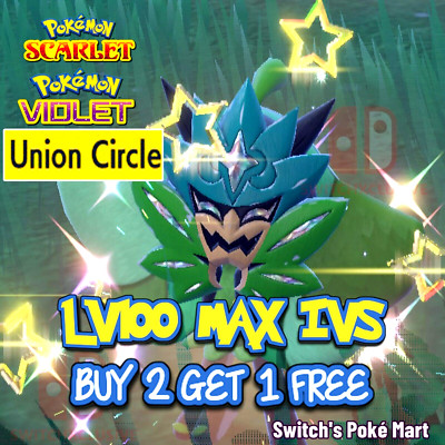   SHINY OGERPON PERFECT IVS WITH MASTER BALL TEAL MASK DLC NEW POKEMON  