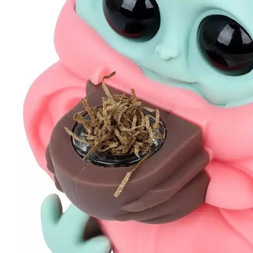 Baby Yoda Bong – Star Wars Grogu Silicone Water Pipe - Picture 4 of 4