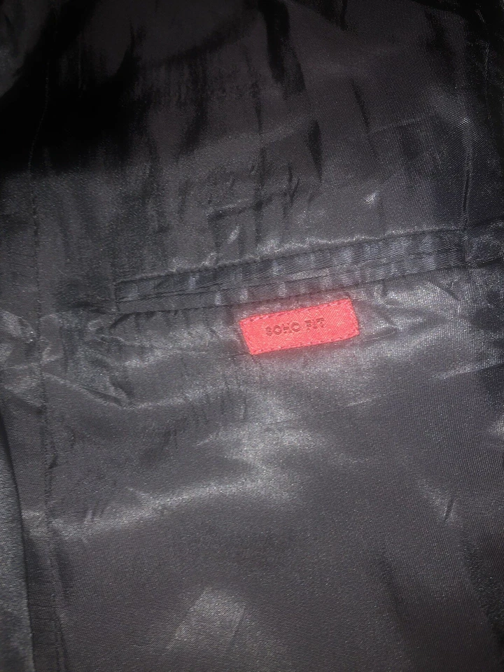 TRAJE A RAYAS AZUL HOMBRE JOHN VARVATOS SOHO FIT 44 PANTALONES LARGOS 36X33 Foto 3 de 4