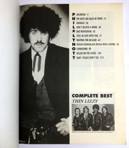 THIN LIZZY COMPLETE BEST BAND SCORE JAPAN GUITAR TAB - Bild 2 von 4