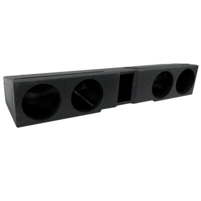 QPower QBOMB Quad 8'' Ported Underseat Subwoofer Box for Select F150 F250 F350