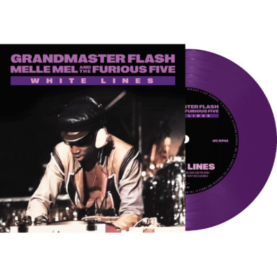 Grandmaster Flash Melle Mel and the Furious Five - White Lines (Purple 7'' Vinyl)