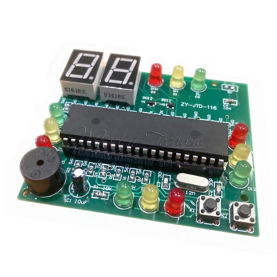 51 Single-chip Microcomputer Traffic Light Kit Signal Light DIY Assembly Parts