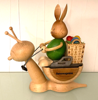 Osterexpress Stupsi Mit Sunny, Kuhnert 52244, Echt Erzgebirge, Ostern, Sammler