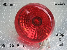 Bailey Caravan Rear Stop & Tail Light/lamp 90mm Pageant/Unicorn/Senator/Olympus