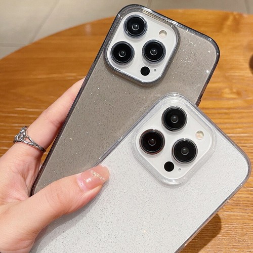 Phone Case For iPhone 15 14 Pro Max 11 13 12 Mini X Glitter Clear Silicone Cover - Picture 7 of 16