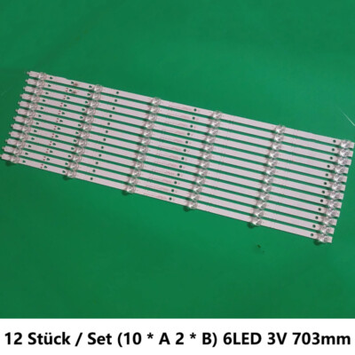 Kit LED-Streifen für ELEMENT E4SW7019 E4SW7019RKU LED70D06A LED70D06B-ZC66AG-03
