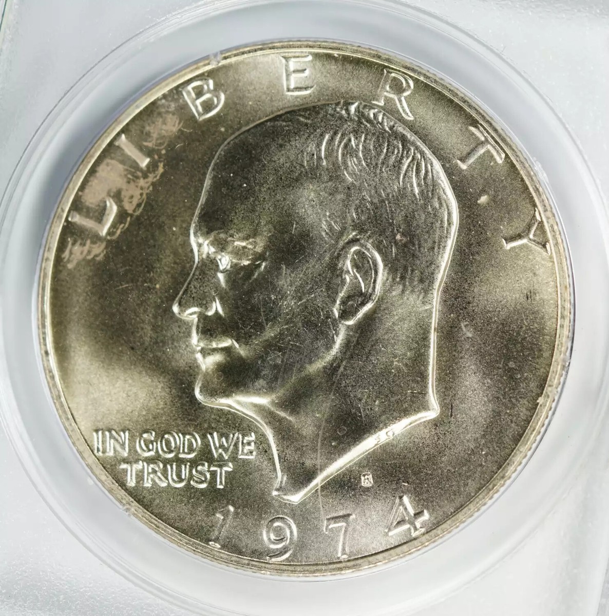 1974 S EISENHOWER IKE DOLLAR S$1 SILVER PCGS CERTIFIED MS 66