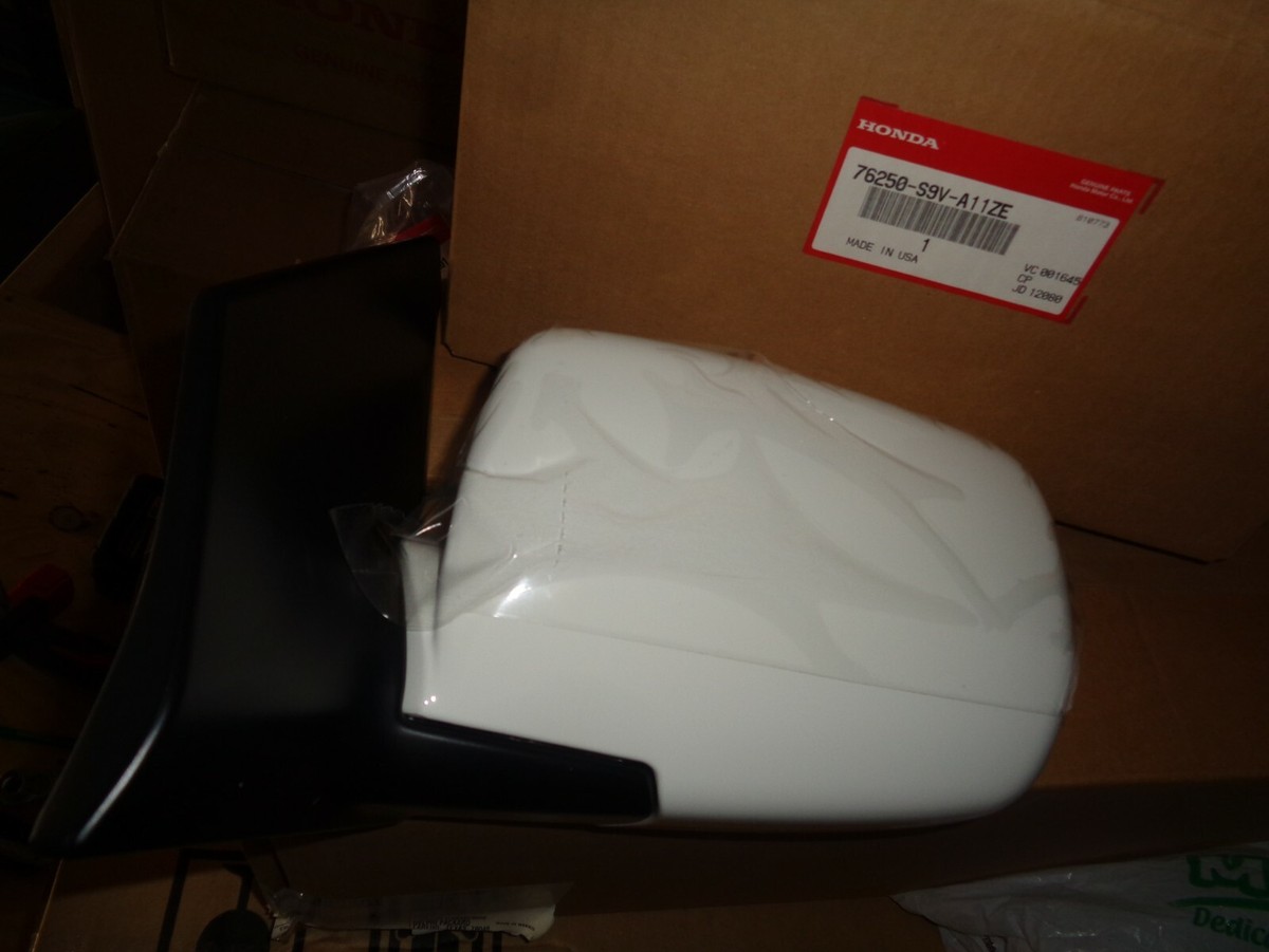 NOS HONDA 76250-S9V-A11ZE 03 04 05 06 07 08 PILOT MIRROR LH WHITE