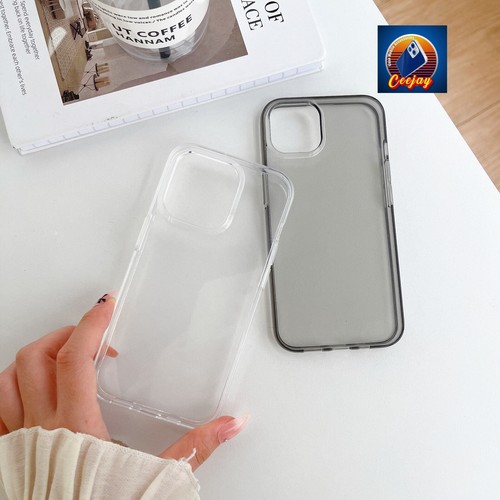 Silicone Case For iPhone 14 13 Clear Black Ceejaycase - Photo 4 sur 8