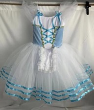 Long Ballet Costumes Romantic Tutu Tulle Dress Girls Stage Performance Dress