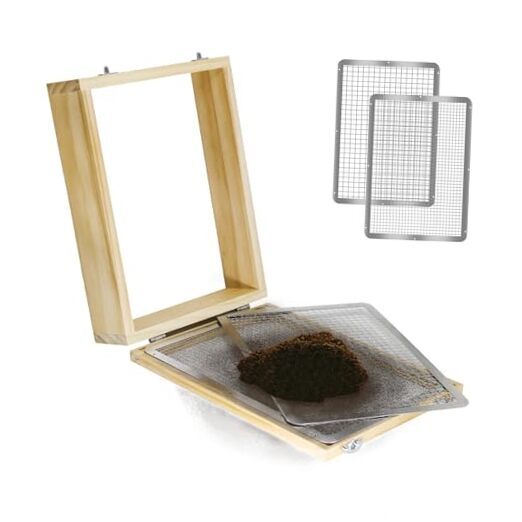 Soil Sifter Dirt Sieve for Garden: 13.8