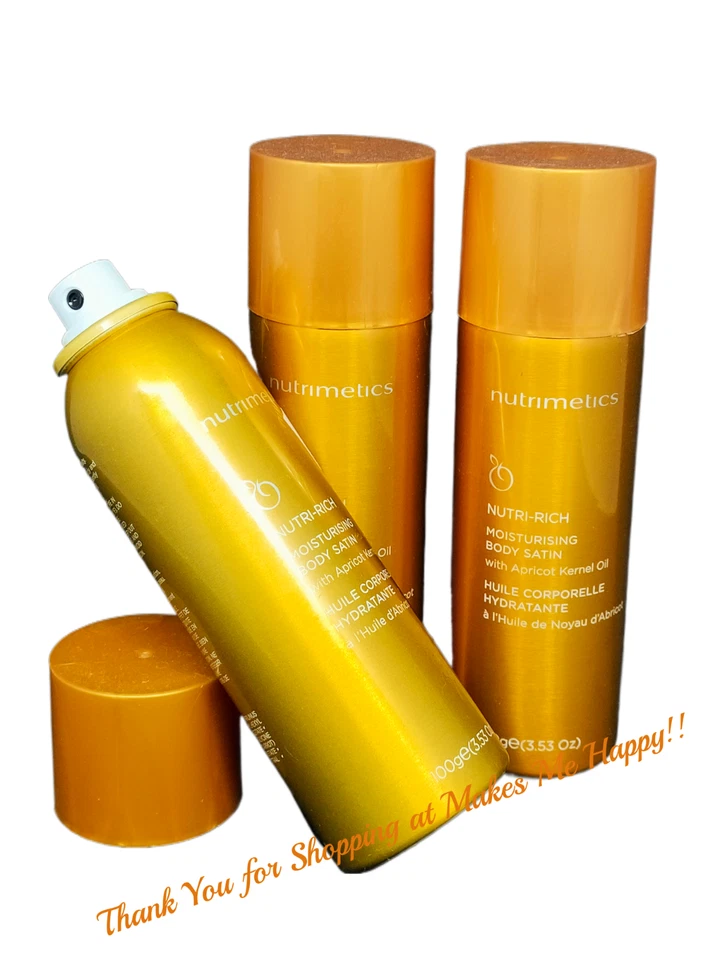 🌟 Nutrimetics. 3 x Nutri Rich Body Satin Spray With Apricot Kernel Oil - NEW 🌟 - image 2 of 4