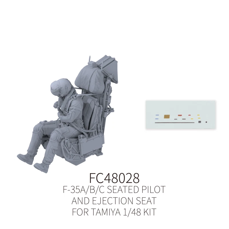 Galaxy FC48028 1/48 F-35A/B/C Seated Pilot and Ejection Seat FOR