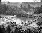 New 8x10 Civil War Photo: Canvas Pontoon Bridge across North Anna River, 1864