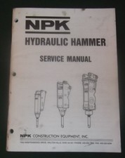 Manuale Di Riparazione Del Servizio Per Martelli Idraulici NPK