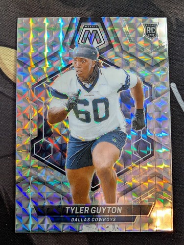 2024 Mosaic Tyler Guyton Silver Mosaic Prizm Rookie Card RC Cowboys - 第 1/2 張圖片